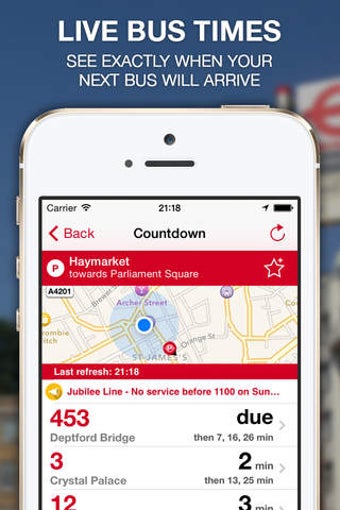 Image 0 for London Live Bus Times Cou…