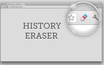 Imagen 2 para History Eraser for Chrome