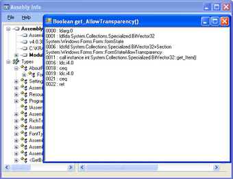 Imagen 0 para Assembly Info