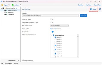Image 0 for 4n6 CSV Duplicate Remover