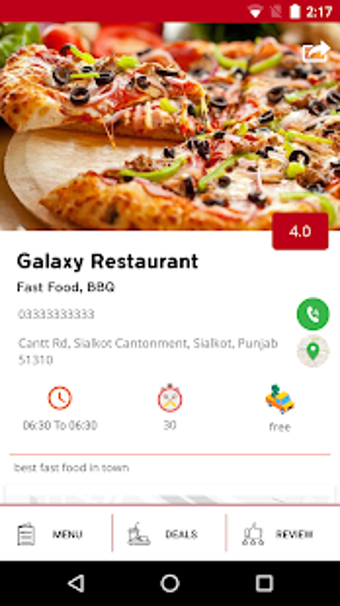 Image 1 for Galaxy Restaurant