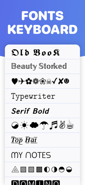 Image 0 for Fonts for Instagram Keybo…