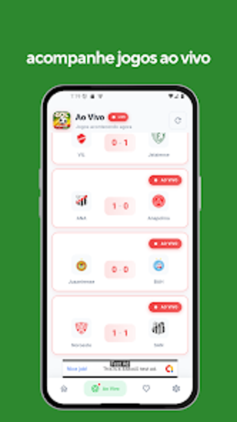Image 0 for Gol Placar: Resultados Fu…