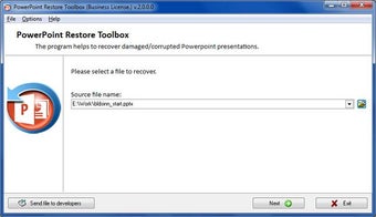 Image 0 for PowerPoint Restore Toolbo…