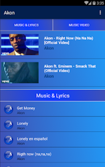 Image 1 for Akon Popular Songs | Vide…