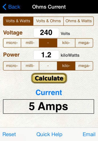 Image 0 for Ohm's Law for Power, Curr…