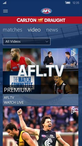 Image 0 for AFL Live for Windows 10