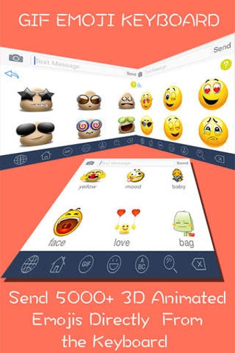 Image 0 for GIF Emoji Keyboard - New …