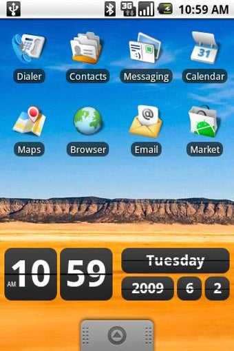 Imagen 1 para Retro Clock Widget
