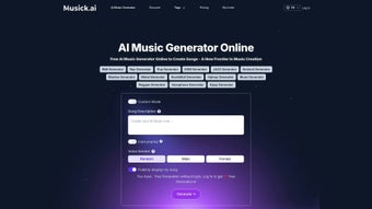 Imagen 0 para Musick.ai