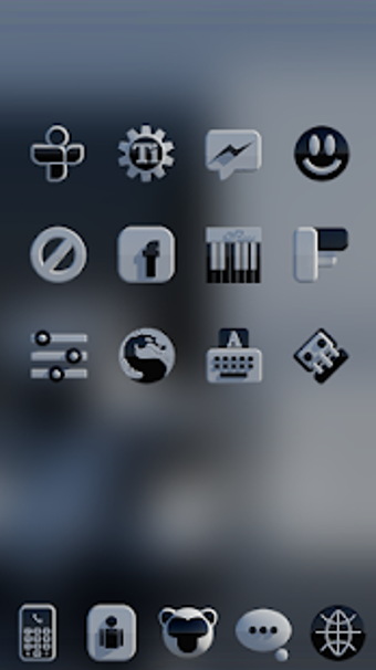 Image 2 for MONOO Black & White Icon …
