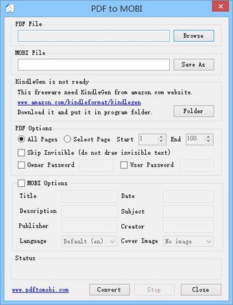 Image 0 for PDF to MOBI