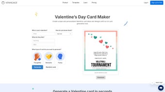 Imagen 0 para Venngage Valentine Card M…