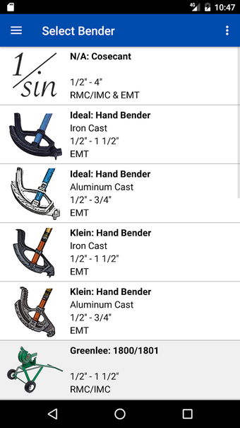 Imagen 1 para QuickBend: Conduit Bendin…