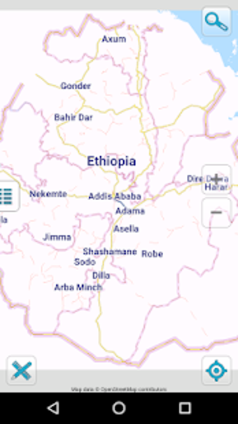Imagen 3 para Map of Ethiopia offline