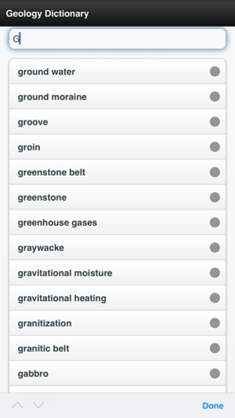 Image 0 for Geology Dictionary Offlin…