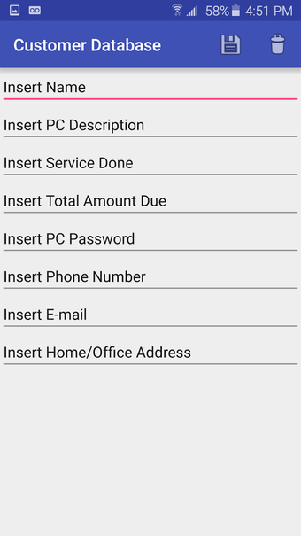 Image 0 for Customer Database