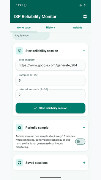 Image 0 for ISP Reliability Monitor