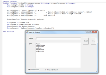 Image 2 for VBA Code Writer