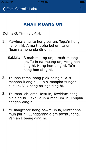 Image 0 for Zomi Catholic Labu