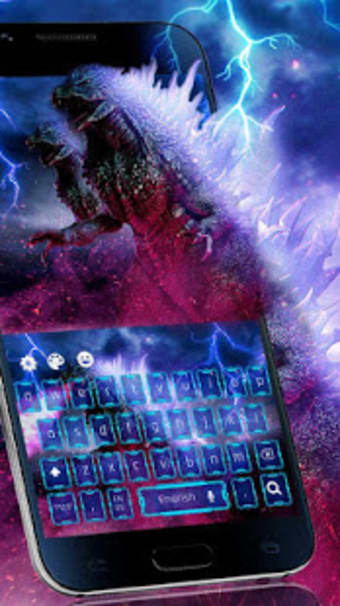 Image 3 for Neon Godzilla Keyboard Th…