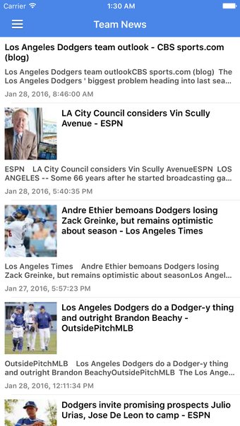 Image 0 for Topbuzz News for Dodgers …