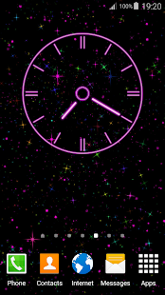 Imagen 2 para Neon Clock Widget