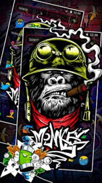 Imagen 1 para Monkey Graffiti Theme
