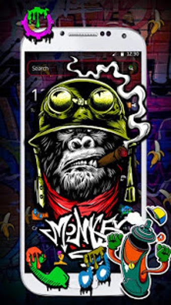 Imagen 3 para Monkey Graffiti Theme