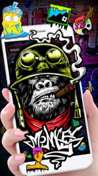 Imagen 0 para Monkey Graffiti Theme