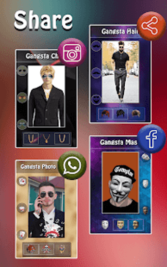 Imagen 2 para Gangsta Photo Editor 2018…