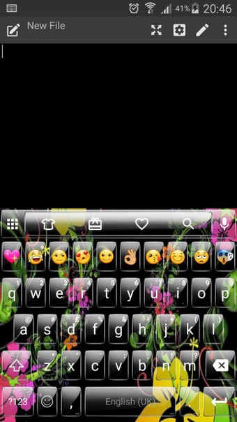 Image 1 for Glass BlackFlow Emoji Key…
