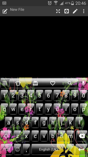 Image 0 for Glass BlackFlow Emoji Key…