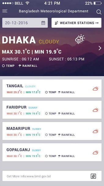 Imagen 3 para BMD Weather App