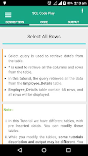 Image 0 for SQL Code Play