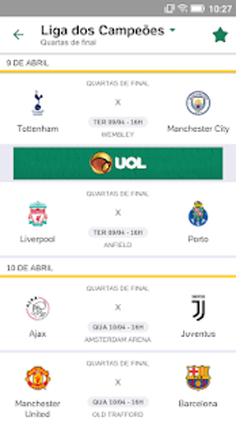 Image 2 for Placar UOL - Brasileiro 2…