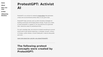 Image 0 for ProtestGPT