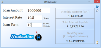Image 0 for EMI Calculator