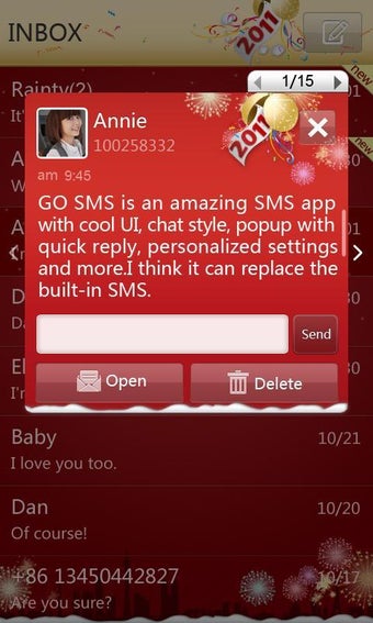 Imagen 0 para GO SMS New Year Theme - R…