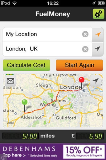 Imagen 1 para FuelMoney - Mileage Calcu…
