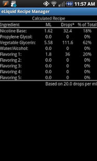 Image 2 for eLiquid Recipe Manager Pr…