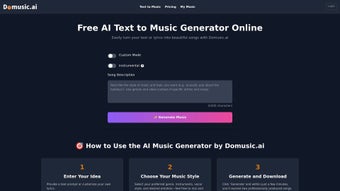 Imagen 0 para Domusic.ai