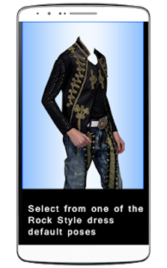 Image 2 for Men Casual Rock Style Pho…