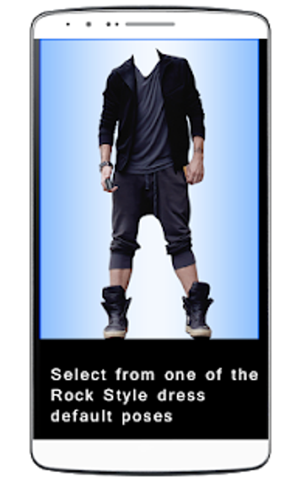Image 1 for Men Casual Rock Style Pho…