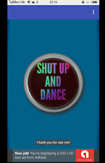 Image 1 for shut up and dance button