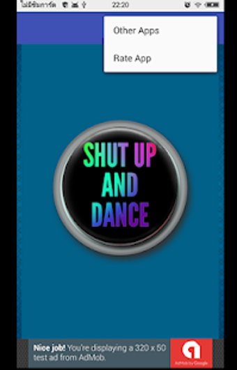 Image 0 for shut up and dance button
