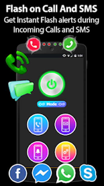 Imagen 1 para Flash alert on call and s…
