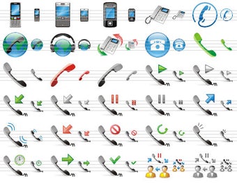 Image 0 for Phone Toolbar Icons