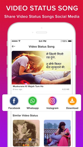 Image 1 for Video Status Song For Wha…