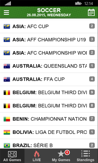 Image 0 for FlashScore Mobile for Win…